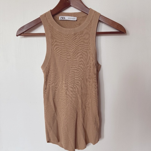 Zara ribbed knit tank top - Picture 1 of 3